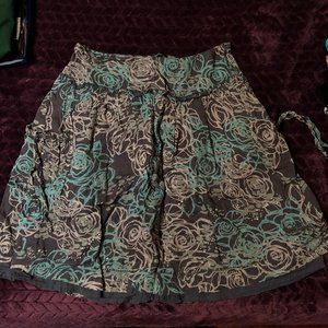 midi flowy skirt